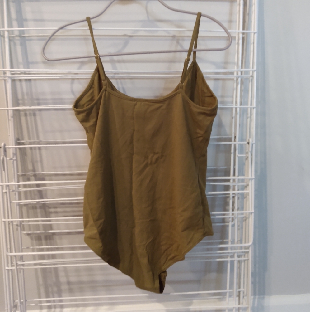 J. Crew Olive Bodysuit - Picture 2 of 5